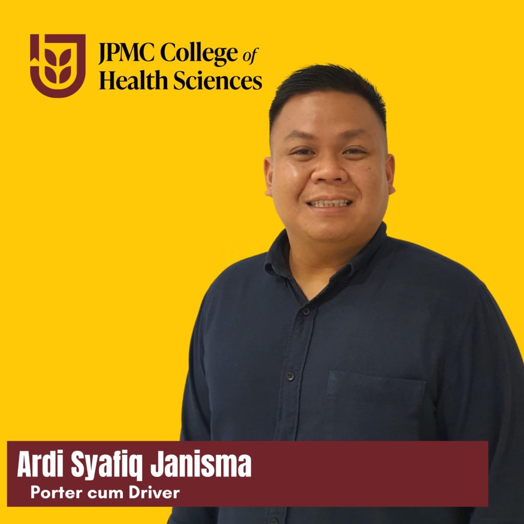 Ardi Syafiq Janisma in a nursing school in asia