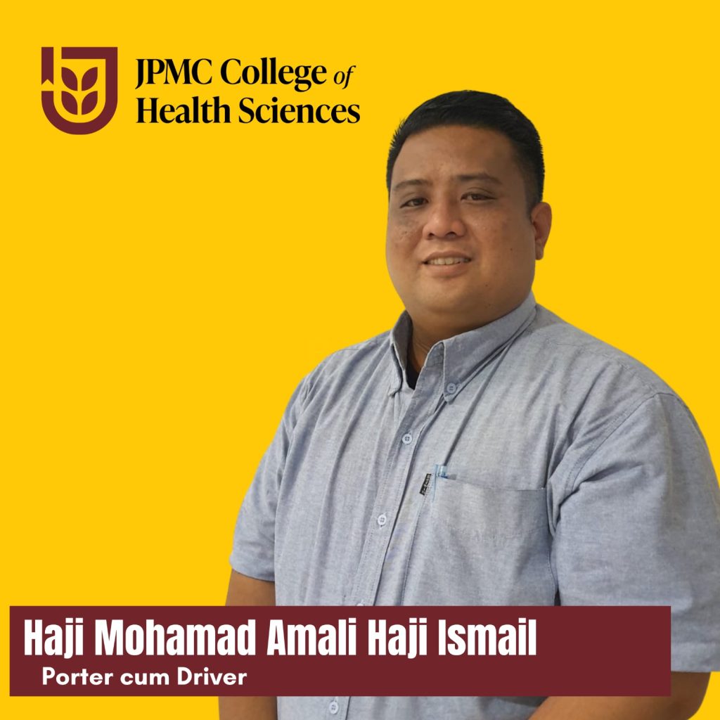 Haji Mohamad Amali Haji Ismail​ in a nursing school in asia